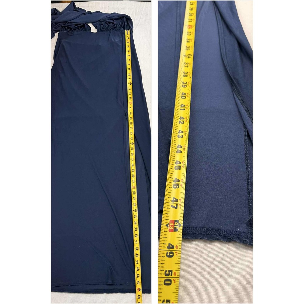 Missguided Convertible Infinity Navy Maxi Dress‎ Womens US 12 - Picture 6 of 10